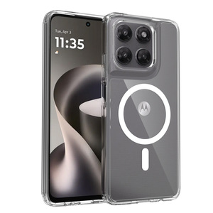 Funda Transparente Magnética Premium de TPU Compatible con Motorola G37 <span class=keywords><strong>Edge</strong></span> 60 G86 G16, con Letras 3D Personalizables y Protección Anticaídas - Product Image 5