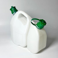 Réservoir de carburant transparent combiné 6 litres + 2,5 litres compatible avec la tondeuse à gazon Husqvarna, remplacement OEM 505698001 580754201
