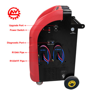 Máquina de Recarga de <span class=keywords><strong>Gas</strong></span> para Aire Acondicionado, Recuperación de Refrigerante Totalmente Automática, Limpieza de AC, R134a <span class=keywords><strong>y</strong></span> R1234yf con Función de Diagnóstico - Product Image 6