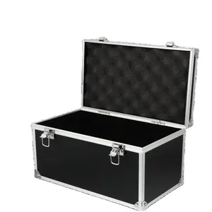 Custom Heavy Duty Silver Aluminium Storage Equipment Electronics Protective Tool Box Case With Foam