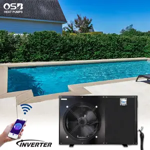 DC Inverter piscina Spa riscaldamento pompa di raffreddamento aria sorgente pompa di calore elettrica OEM lamiera zincata rotante aria fresca titanio