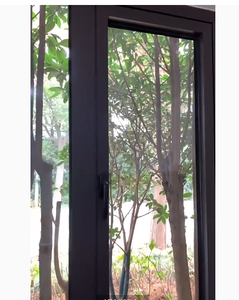 Puertas y ventanas interiores de aluminio de alta calidad con rotura de puente térmico y vidrio aislante, resistentes al viento, fábrica de Foshan - Product Image 4