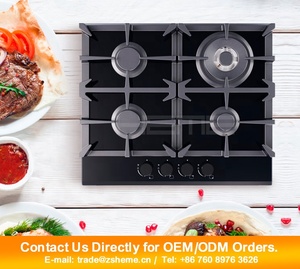 Estufa China Professional Manufacturer Built in 24 Inch Glass 4 Burner Cooker - Product Image 3