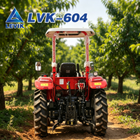 Mini-tracteur certifié CE 60 CV 4x4, essieu renforcé, forte capacité de charge pour les opérations en verger et en jardin