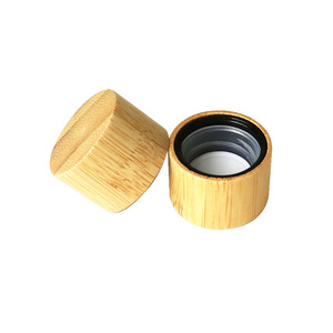 Emballage en tube cylindrique à l'épreuve des enfants, capsule hermétique en verre, pilule, médicament, poudre, <span class=keywords><strong>pot</strong></span> en verre avec bouchon en bambou résistant aux enfants - Product Image 3