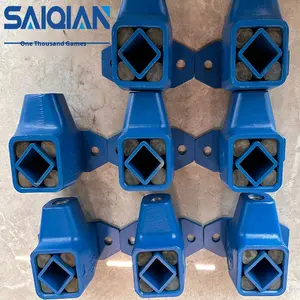 Machine à tamis double en acier au carbone ROSTA AU45, réduction du bruit, isolation des vibrations, unité de suspension de convoyeur oscillant, tamis vibrant - Product Image 1