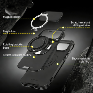 Étui de protection robuste et magnétique premium avec cache coulissant pour objectif d'appareil photo pour <span class=keywords><strong>iPhone</strong></span> 17 16 15 14 13 <span class=keywords><strong>Pro</strong></span> Max Plus - Product Image 5