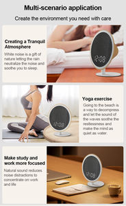 เครื่องเล่นเสียงสีขาวสำหรับเด็กรุ่นใหม่ที่ดีที่สุด MC-330 39นาฬิกาตั้งโต๊ะ LED 39แบบโมเดิร์นมีเพลงในตัวสีเทา/ไม้ลำโพง CE ROHS FCC - Product Image 5