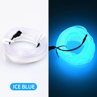 KEBOSIED Bande lumineuse d'ambiance froide pour voiture, éclairage intérieur USB, lumières d'atmosphère pour voiture