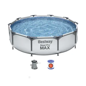 Bestway-piscina sobre el suelo 2021, 56408 m x 76 cm con bomba, 3,05