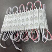 Modules LED CMS ronds personnalisés pour rétroéclairage, DC 12V 24V 1.5W 3000K 6500K 10000K 6011 Blanc Rouge IP65 pour enseignes extérieures d'églises