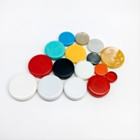 Jetons de backgammon en acrylique colorés, pions de jeu en plastique, pions d'échecs à bords lisses, accessoires de jeu de société personnalisés