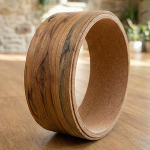 Kingsen OEM Ruota Yoga in Sughero Personalizzata di Alta Qualità per Allungamento Schiena, Esercizi di Forza e Equilibrio, Unisex 32x12.5x1.4cm per Casa - Product Image 2