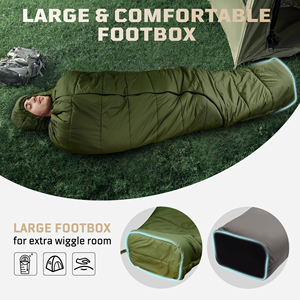 Saco de <span class=keywords><strong>Dormir</strong></span> Táctico Tipo Momia para Invierno, Impermeable, para Camping, Relleno de Nailon, Agradable al Tacto, para Emergencias, Modelo <span class=keywords><strong>4</strong></span> - Product Image 5