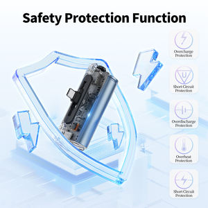 Superba caricabatteria portatile 2-in-1 5000mAh 15W a ricarica rapida con doppie spine incorporate per Iphone <span class=keywords><strong>Samsung</strong></span> Xiaomi - Product Image 6