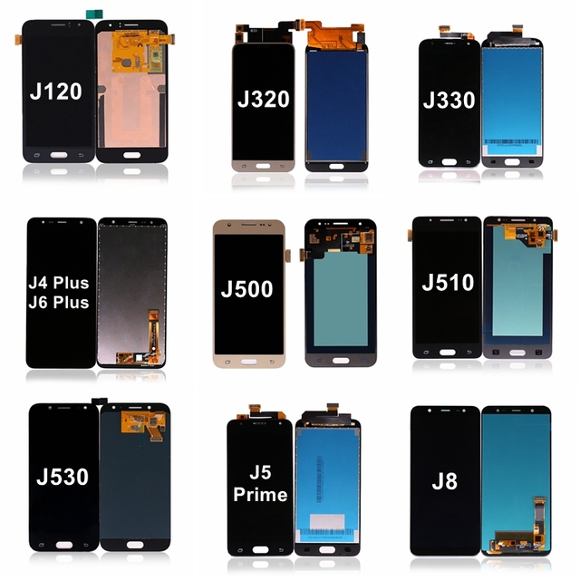 Mobile Phone LCD Touch Screen Digitizer Replacement Display for samsung J1 J2 J3 J4 J5 J6 J7 2016 Afficheur for samsung J7 Pro