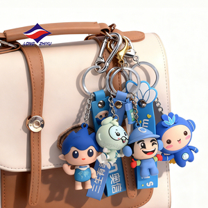 Longzhiyu 20 ans de ventes exceptionnelles, porte-clés personnalisés, breloque <span class=keywords><strong>en</strong></span> PVC, porte-clés personnalisé, porte-clés <span class=keywords><strong>en</strong></span> caoutchouc PVC - Product Image 4