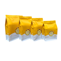 Vente en gros de sachets alimentaires personnalisés pour biscuits pochette scellée à huit côtés avec fermeture éclair sacs en plastique