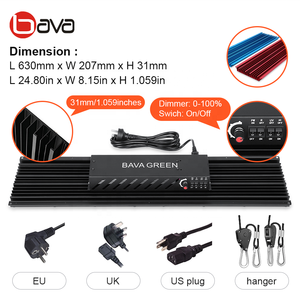 BAVA di induzione 240w samsung Lm301h 4000 3000k lm301b + rosso veg spettro completo impianto luci luce solare led crescere luce