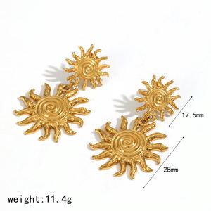 Conjunto de joyas más vendido: collar con cuentas de resina acrílica y pulsera con cadena de acero inoxidable chapada en oro. - Product Image 6