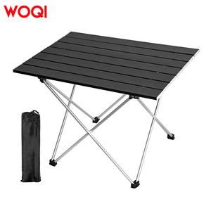 โต๊ะพับแคมป์ปิ้ง Woqi ขนาด 55x40x41 ซม. โต๊ะข้างอลูมิเนียมน้ำหนักเบา พกพาสะดวก สำหรับปิกนิก - Product Image 2