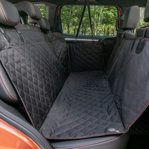 Hamaca para Perros 100% Impermeable para Asiento Trasero de Coche, Funda para Asiento de Coche con Ventana de Malla y Bolsillos de Almacenamiento - Product Image 4