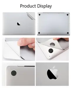 LFD909 Pelindung Stiker Laptop Tahan Air Anti-sidik Jari Penutup Kulit Laptop untuk Macbook