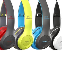 Meilleures ventes P47 TF FM Écouteurs sportifs sans fil Aux TWS pour V5.3 Réduction active du bruit IPX4 Étanche LED Intelligent 10-15h
