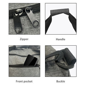 Bolsas de Lona Resistentes de Poliéster, Resistentes al Agua, con Correa de Hombro Ajustable, Portátiles, de Gran Capacidad, para Viajes y Gimnasio - Product Image 3