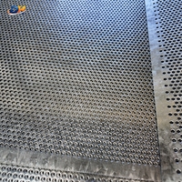 Panel de Chapa Metálica Perforada de Acero Inoxidable, Placa Perforada de Aluminio, Lámina Decorativa con Orificios, Suministro de Fábrica
