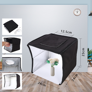 Z002 Mini estudio fotográfico plegable portátil de <span class=keywords><strong>6</strong></span> pulgadas, grabación de vídeo para interiores con tela de fondo de seis colores, accesorios de estudio fotográfico - Product Image 6