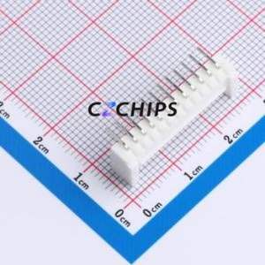 WAFER-HY2.0-12PWZ Wire-to-Board Pin Header Bent Lead Through Hole,P=2mm Connector 1x12P 2mm Right Angle Insert HY - Product Image 2