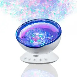 Ocean Wave Projector Night Light Holiday Party Lamp Creative Starry Sky Projector Led Galaxy Projector con Timer Moonlight