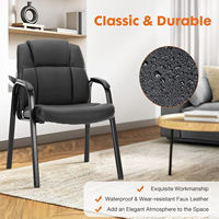 Chaise de bureau ergonomique à dossier moyen avec structure métallique pour usage informatique et réunions, en promotion