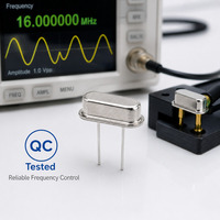 Résonateur à cristal de quartz DIP en métal EVJA8 HC-49U 4 MHz 30 pF 50 ppm