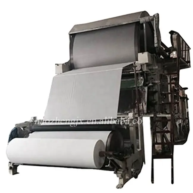 1880 Mm 6 Ton Oud Papier Recycle Verwerking Omzetten Product Jumbo Rol Toiletpapier Maken Machine Molen Prijs