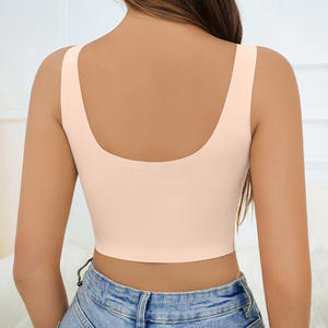 Soutien-gorge de sport sans fil respirant grande taille pour adultes, sexy, une pièce, fermeture latérale, push-up, bonnet personnalisable - Product Image 3