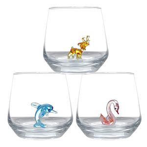 Handgemaakte Hittebestendige Glazen Beker Met Dierendesign Beeldjes Water Drinkbekers In Glazen Decoratie Milieuvriendelijk - Product Image 5