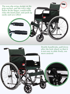 <span class=keywords><strong>Silla</strong></span> <span class=keywords><strong>de</strong></span> <span class=keywords><strong>Ruedas</strong></span> Manual, Plegable, Portátil, Duradera, Excelente Relación Calidad-Precio, Buena Calidad, Hecha en China, Modelo Más Vendido - Product Image 5