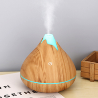 Humidificateur d'air ultrasonique avec 7 lumières colorées, diffuseur d'huiles essentielles électrique pour voiture et usage extérieur, capacité de 350 ml, USB