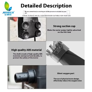 Jeneca Jinlijia YM-03 현대 가정용 플라스틱 3-in-1 산소 처리기 어항 기름 제거 필름 필터 3W 전원 생활 - Product Image 5