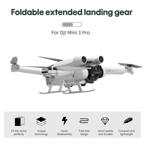 Drone Accessoires Opvouwbare Anti-Val Anti-Vuil Verhoogde Landingsgestel Trainingsrek Voor Dji Mini <span class=keywords><strong>3</strong></span> Pro - Product Image 3