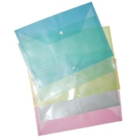 Hengyao — dossier de documents Transparent, pièces, avec bouton-pression, sac à documents Transparent, enveloppe, avec modèles personnalisés