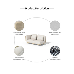 Wholesale <strong>Rattan</strong> Wicker <strong>Furniture</strong> L Shape Garden Sofa Outdoor Dining Room <strong>Furniture</strong> <strong>Rattan</strong> Outdoor Sectional Sofa Set - Product Image 2