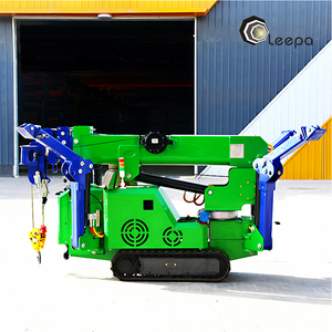 Harga pabrik 1 Ton 3 Ton 10 Ton Crawler Spider Crane kualitas tinggi China Spider Crane Fly Jib dengan Remote Control - Product Image 1