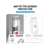 Film Hydrogel Mat Givré Protecteur d'Écran pour Téléphone Portable iPhone 17 16 15 14 13 12 ProMax Air Mini vivo Samsung S26 S25 S24+