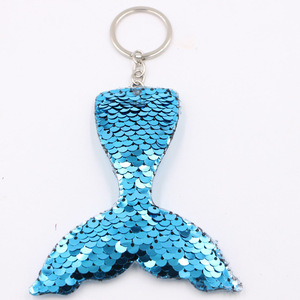 พวงกุญแจรูปผีเสื้อสีรุ้ง ประดับกลิตเตอร์วิบวับ สำหรับตกแต่งกระเป๋า ของขวัญแฟชั่นสำหรับเด็กผู้หญิงและผู้หญิง ทำจากพลาสติก ราคาขายส่ง - Product Image 3