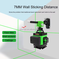 Niveau laser 4D-16 vert à 16 faisceaux 360 degrés pour la construction avec chargeur