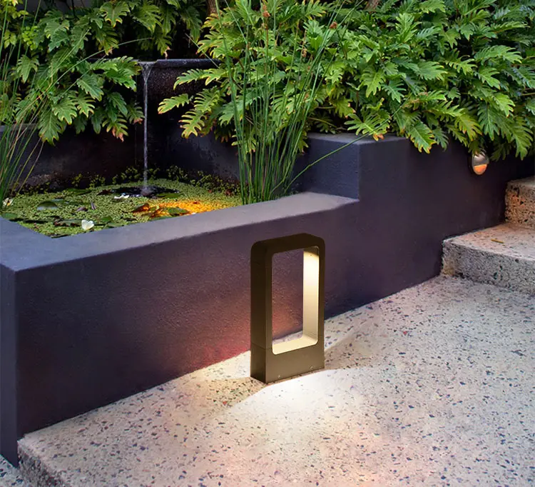 Highly recommend simple style decorative garden light pole led landscape lamp outdoor garden light