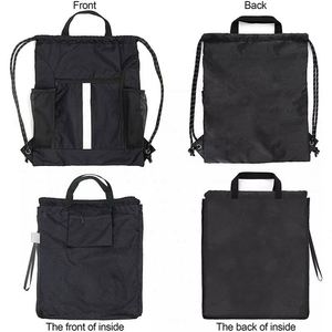 Free Sample Custom Fitness Football Organizer Bag Durable Sport <b>Drawstring</b> Bag Outdoor Gym Basketball <b>Drawstring</b> <b>Backpack</b> - Product Image 2